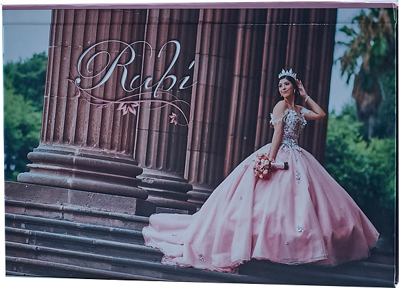 12x8 pulgadas Personalizado Liso